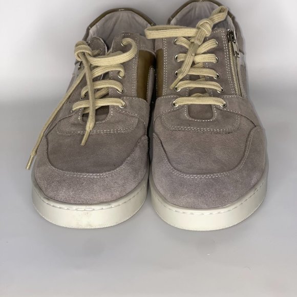 The David Tate Women Sneakers Beige Genuine Leather NWT - Picture 5 of 13